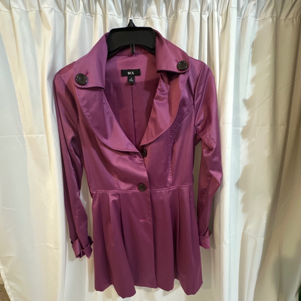 Purple Trench Coat